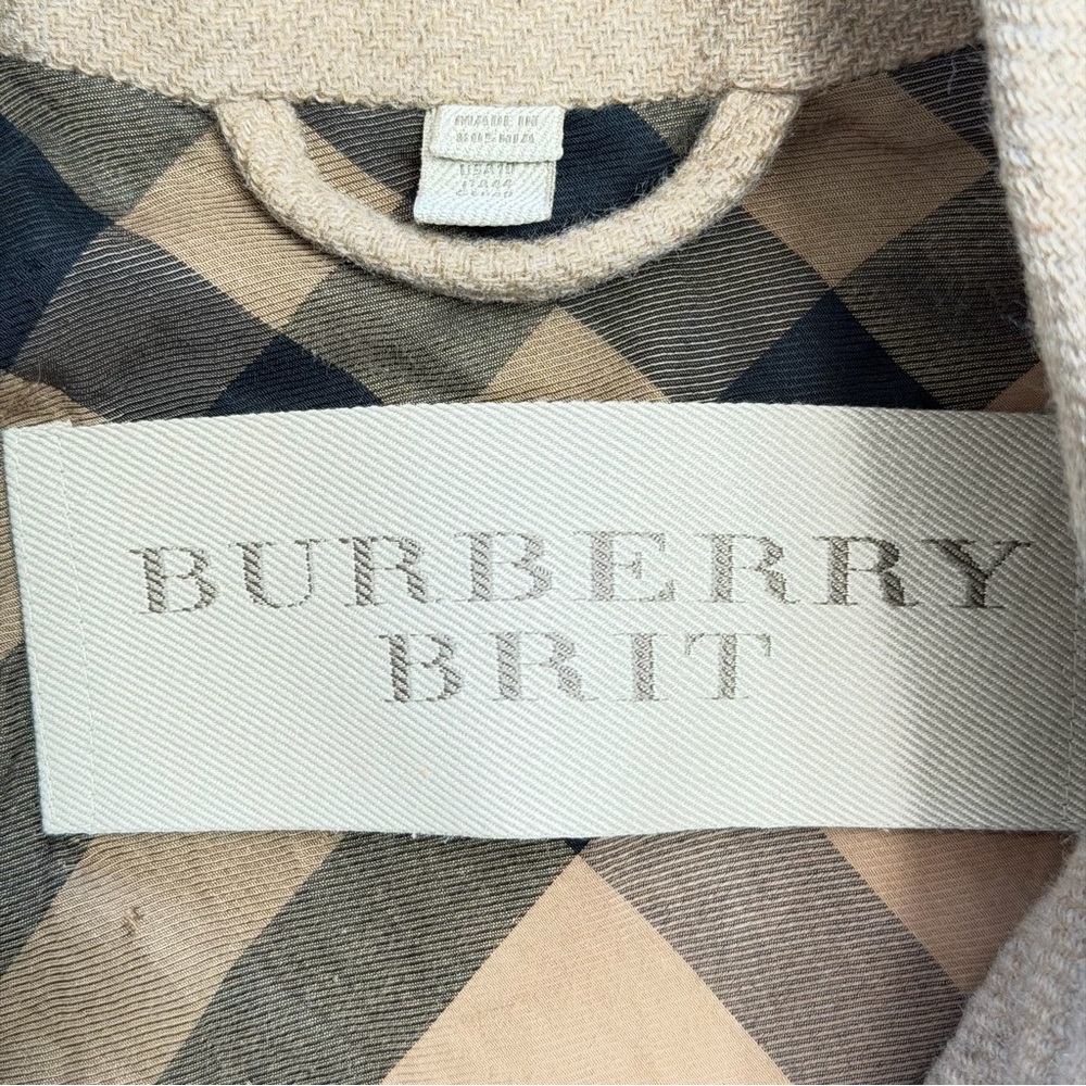 BURBERRY BRIT | Wool Blend Coat - Picture 10 of 12